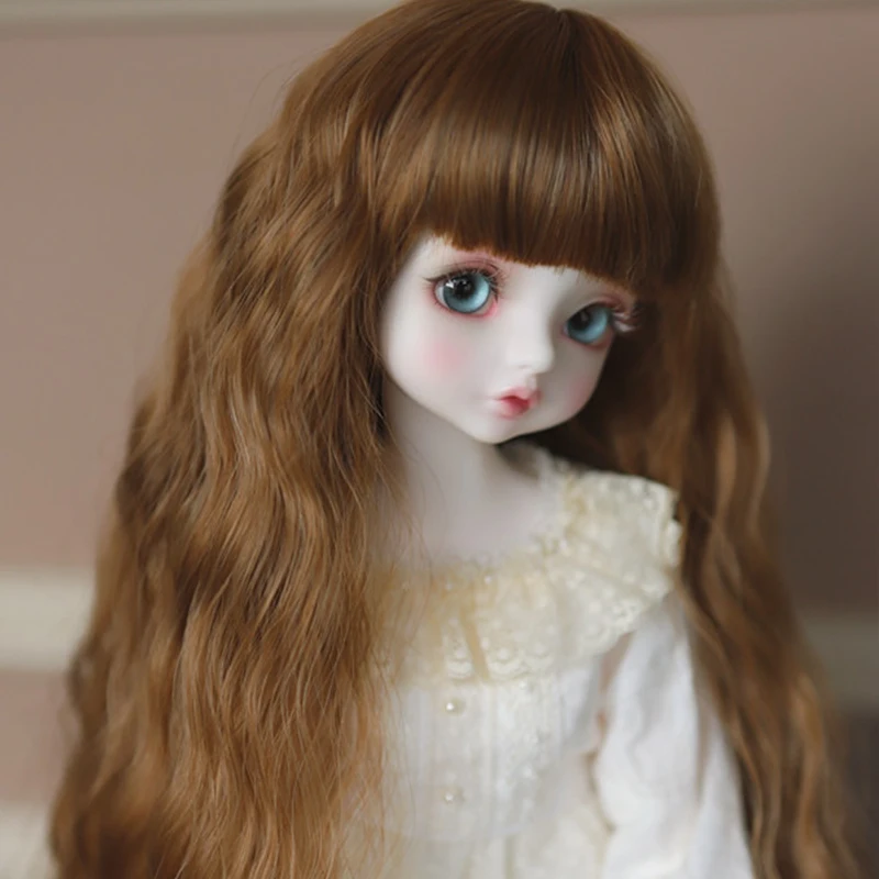 1/3 1/4 1/6 1/8 High Temperature Long  Curly Bjd hair MSD SD Yosd For BJD Doll