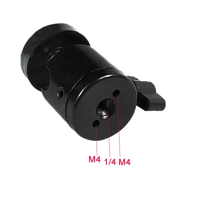 미니 볼 헤드 휴대폰 마운트 삼각대, 360 도 회전 촬영, 경량 휴대용 볼 헤드, LED 조명 브래킷용