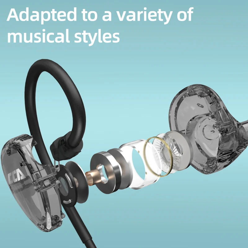سماعة أذن CCA CSA, جديدة ، سماعة أذن رياضية HIFI ، سماعة أذن 3.5 مللي متر مع ميكروفون C12 CA4 A10 CA16 EDX M10 ZST EDR1 ATE