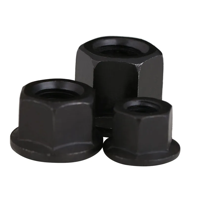 High flange nut with pad height nut/pressure plate nut/hexadecimal flange thickening nut M10-M30 1PCS