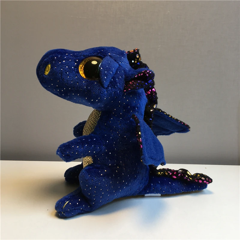 Ty – petits pois en peluche de 15cm, grands yeux à paillettes