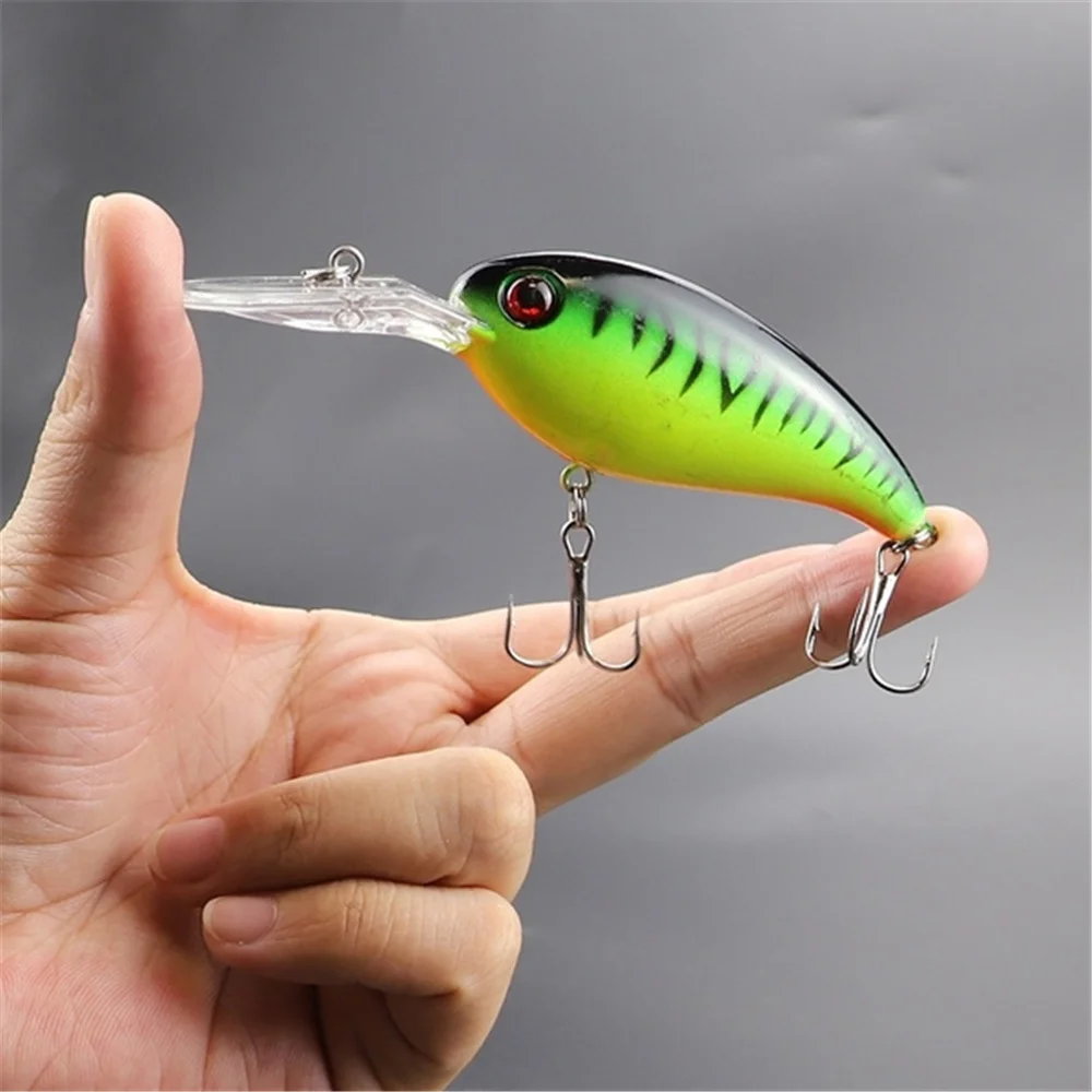 1Pcs Crankbait Fishing Lure 10cm 14.8g Floating Wobbler Artificial Hard Bait Long Casting Good Treble Hooks Bass Pike Tackle