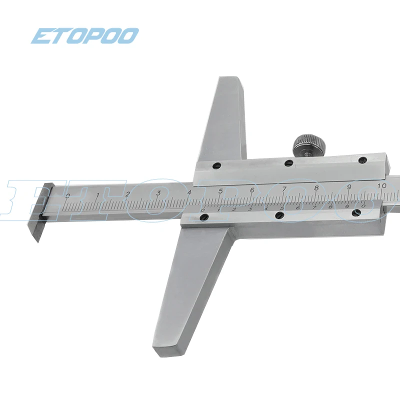 With hook Vernier Depth Gauge 200mm 8inch 0.02mm Depth Caliper Micrometer Measuring Tools Vernier Caliper depth measuring tool