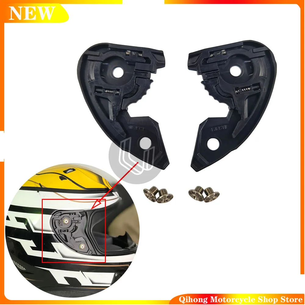 

Pair Motorcycle Helmet Visor Shield Gear Base Plate Lens Holder Case For HJC RPHA-11 RPHA-11