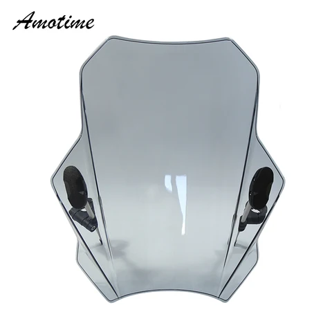 Для KAWASAKI SUZUKI YAMAHA HONDA BMW универсальное лобовое стекло мотоцикла, чехлы на лобовое стекло, дымовые линзы, дефлектор для мотоциклов