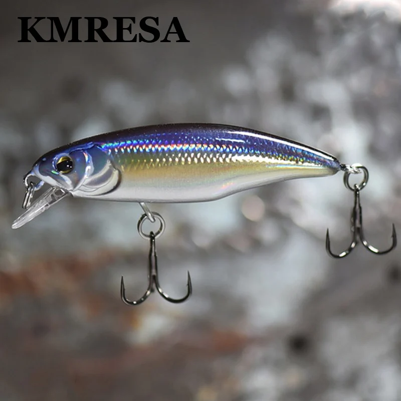 Señuelos de pesca de pececillos que se hunden, cebo duro profesional, Jerkbait, lucio, Carkbait, Wobblers, Swimbait, 52mm, 4,5g, modelo popular de