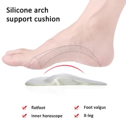 Gel Vorfuß Sohle Schuhe Pads Orthesen Professionelle Arch Support Einlegesohle Flache Fuß Flatfoot Corrector Schuh Kissen Einsatz Silico