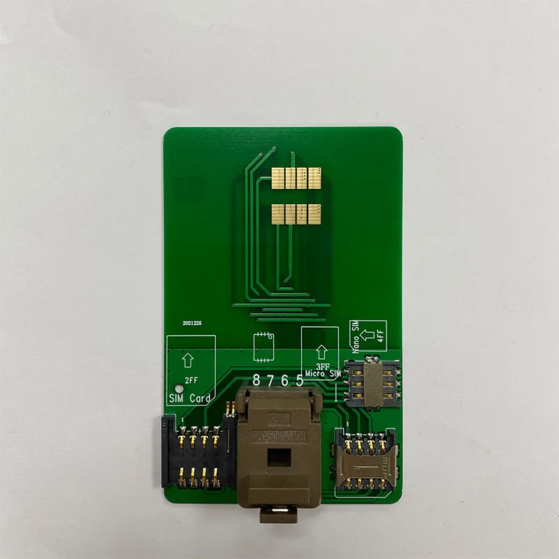 MCT20 IOT chip ISO7816 interface to DFN8, SOP8, VSOP8 test socket_adapter board_programming socket