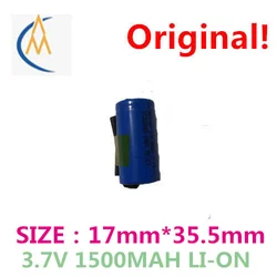 New authentic CR17335 17335 1500 mah rechargeable lithium battery with leg can be welded to 3.7 V