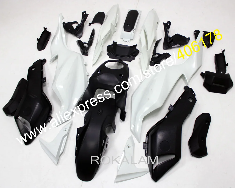 Motorcycle Cowling For Yamaha MT-07 2012 2015 2017 MT07 12 15 17 White Black Aftermarket Sportbike Fairing (Injection molding)