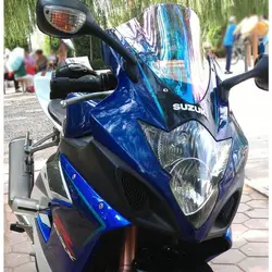 Windscreen For 2005 2006 Suzuki GSX-R1000 GSXR1000 GSX-R GSXR 1000 K5 K6 Screen Windshield Iridium Smoke Blue Transparent