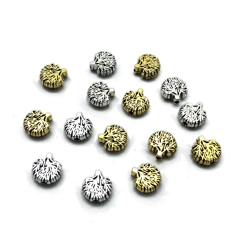 

30pcs 8mm beads life tree connection DIY handmade bracelet necklace accessories for jewelry making