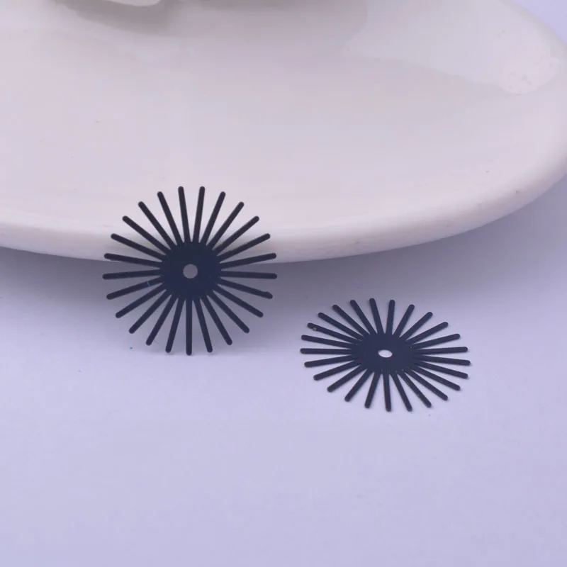 50 Stück AC11608 Bunte 20mm Runde Charms Abstandshalter Schmuckzubehör – Detail 12