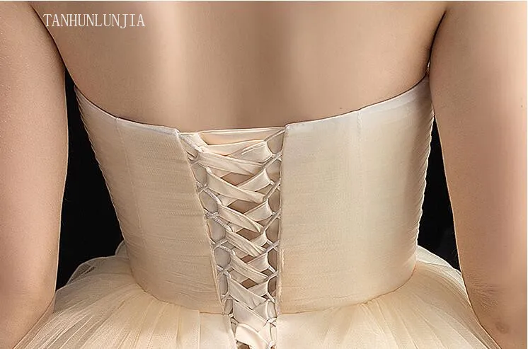 Vestido De novia blanco sin tirantes, nuevo diseño, 2021