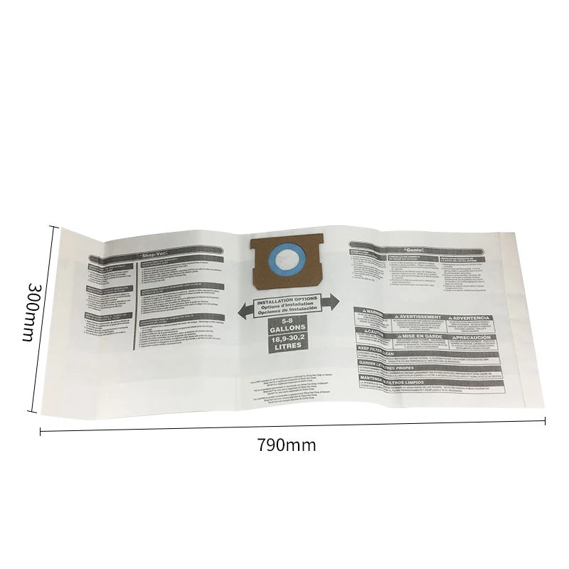 Магазин мешков для сбора пыли, 5 шт.,-Vac 90661 906-61 9066100, одноразовые мешки для сбора пыли на 5-8 галлонов