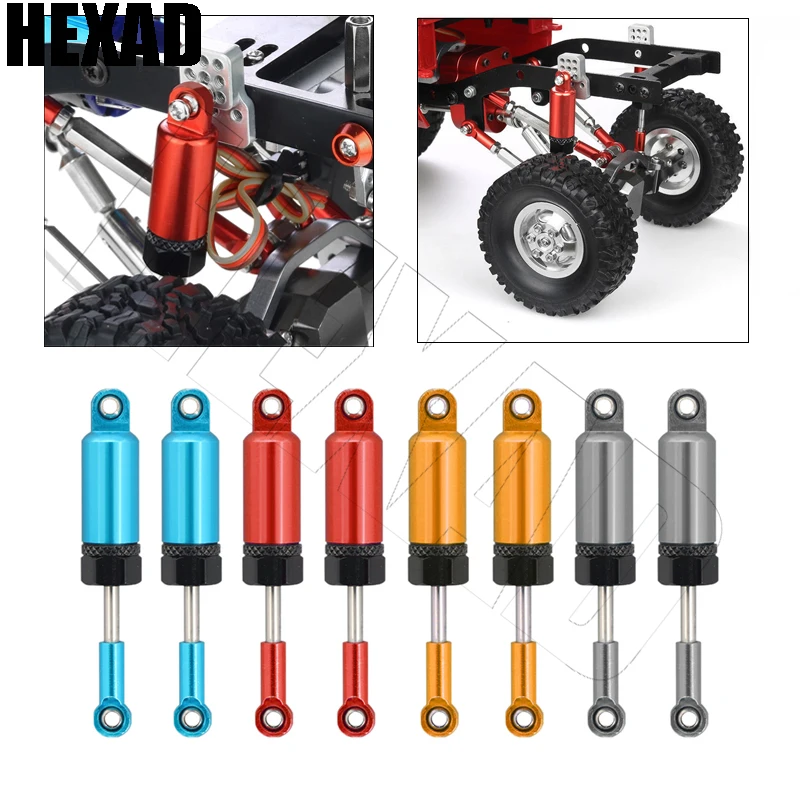 FIMONDA 2 sztuk stopu aluminium amortyzator wewnętrzny wiosna dla 1/16 gąsienica RC armii WPL B-16 B36 C24 C34 MN Model D90