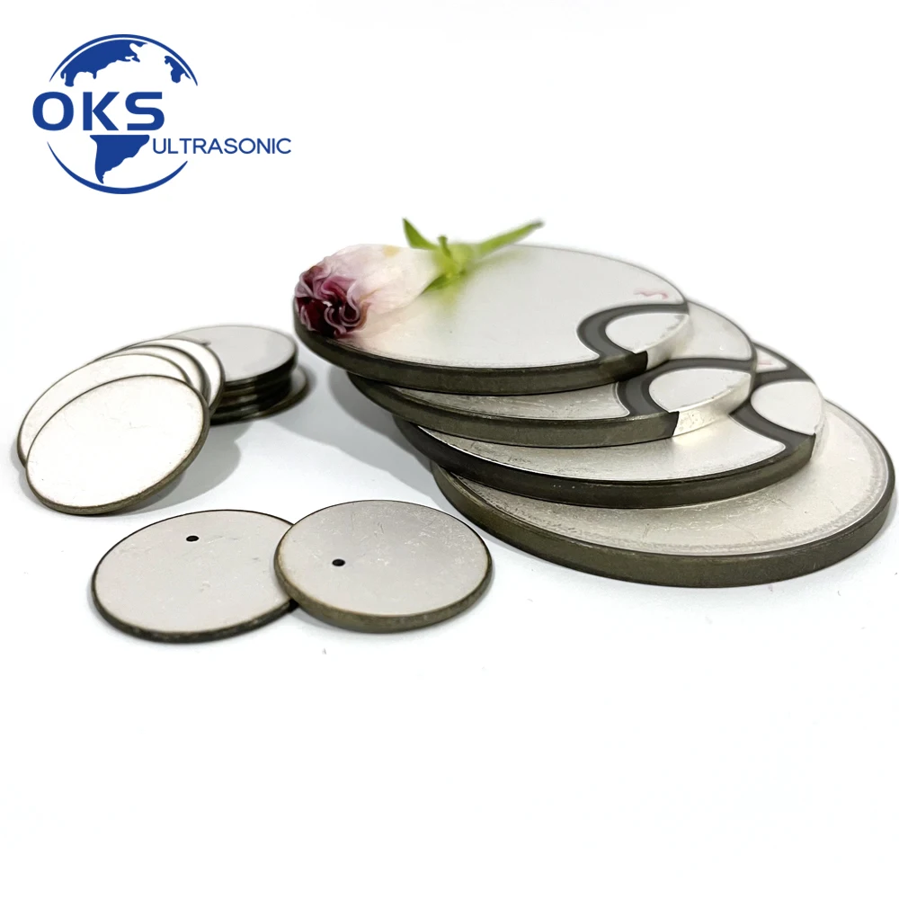 50mm Disc Piezo Crystal Piezoelectric Ceramic For Ultrasonic Medical