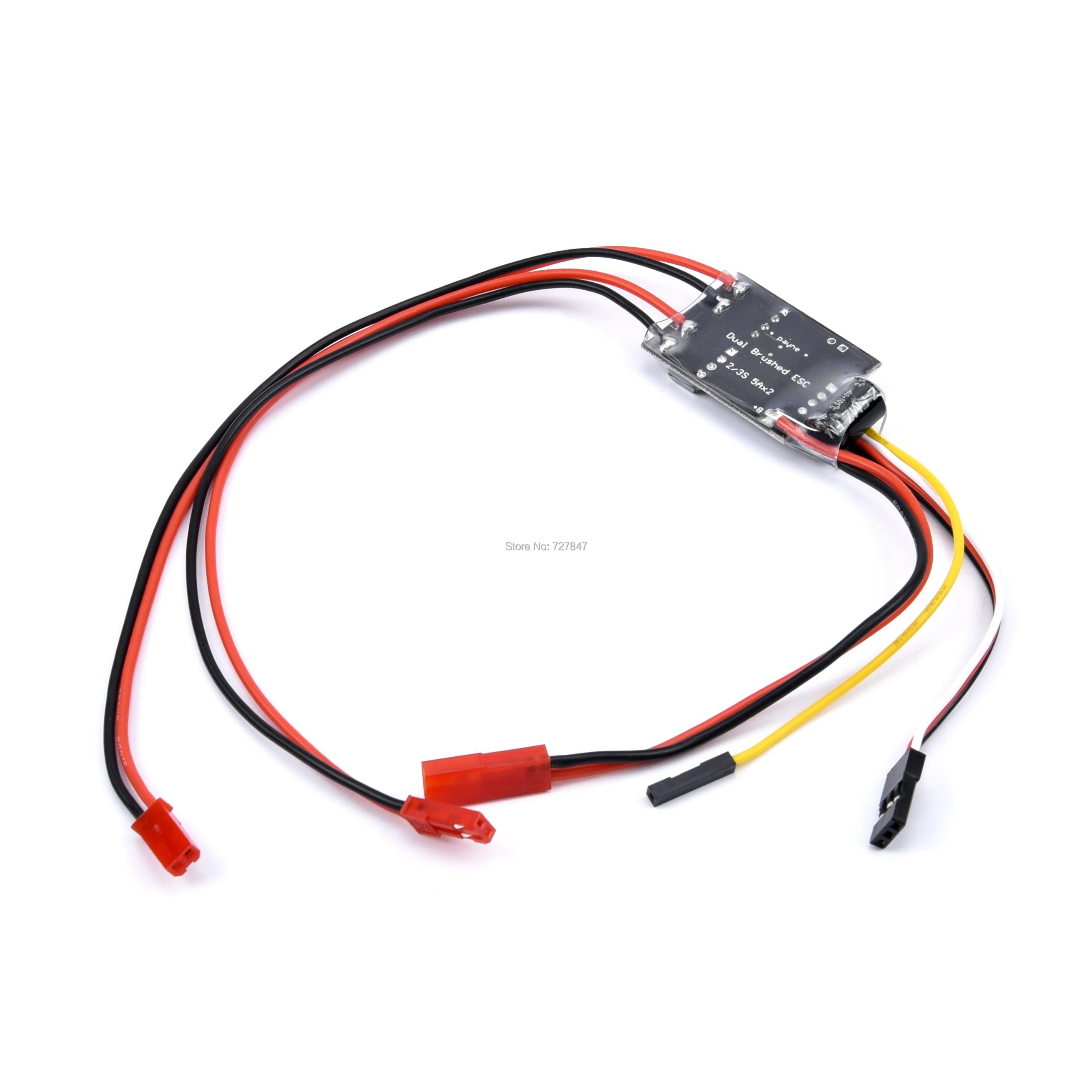 Dual Way Bidirectional 5a Esc Speed Control Brushed Esc Lipo 2s-3s For Rc Model Boat / Tank 130 180 Brushed Motor Spare Parts