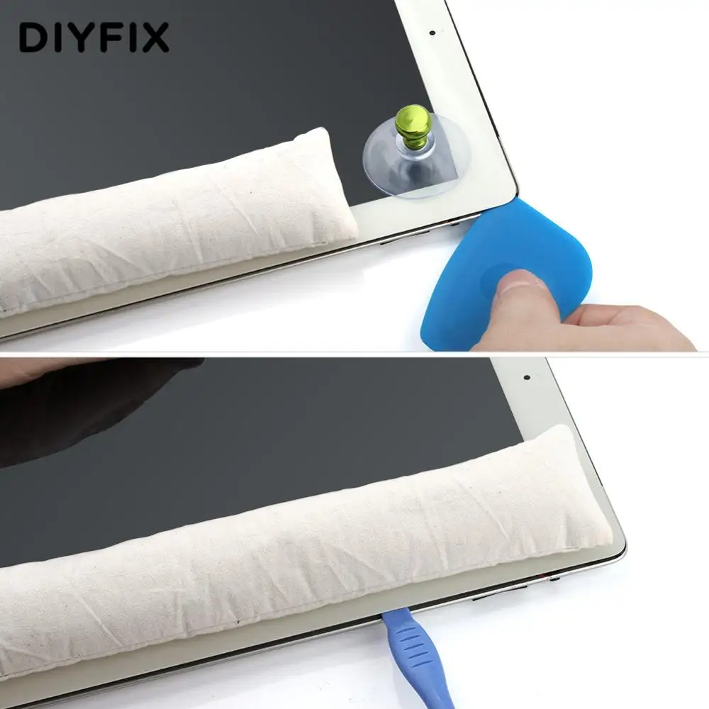 6Pcs Ufix Split Screen di Fusione di Calore Borse Striscia Smontare Strumento Per Lo Schermo di iPhone di Rimozione Melt Adesivo Con La Lama Della Leva di carta