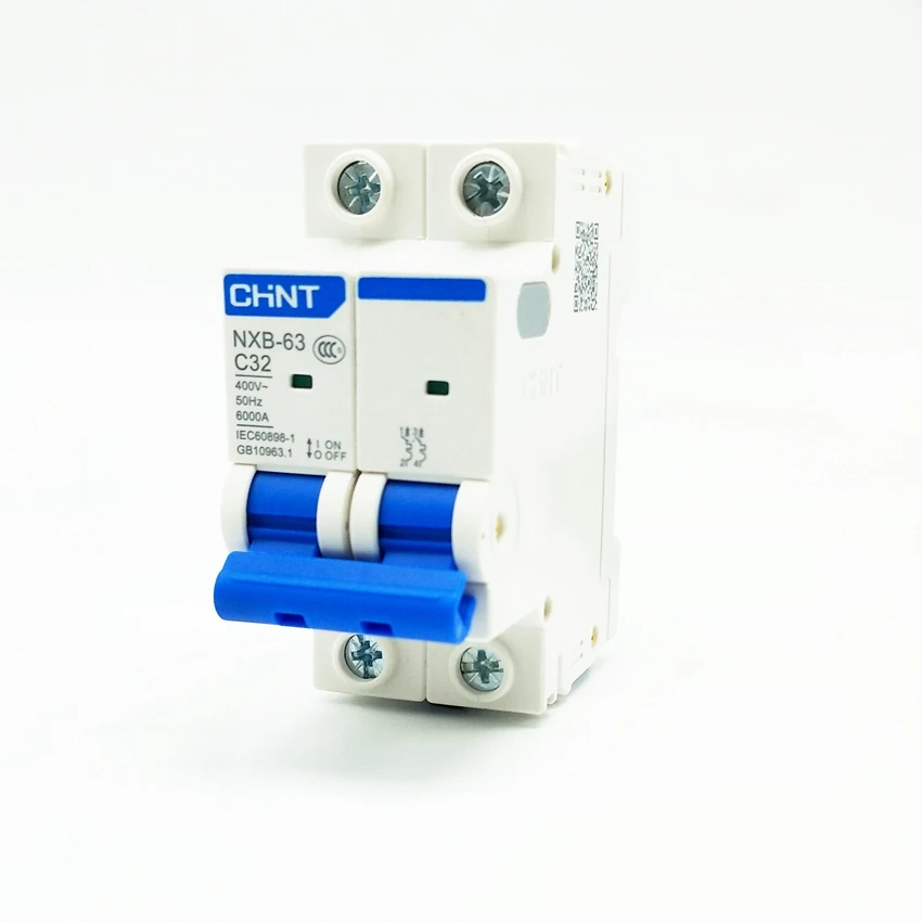 CHINT Mini Circuit Breaker 2P C type 1A 2A 3A 4A 6A 10A 16A 20A 25A 32A 40A 50A  63A MCB C45 Circuit Breaker DZ47-63