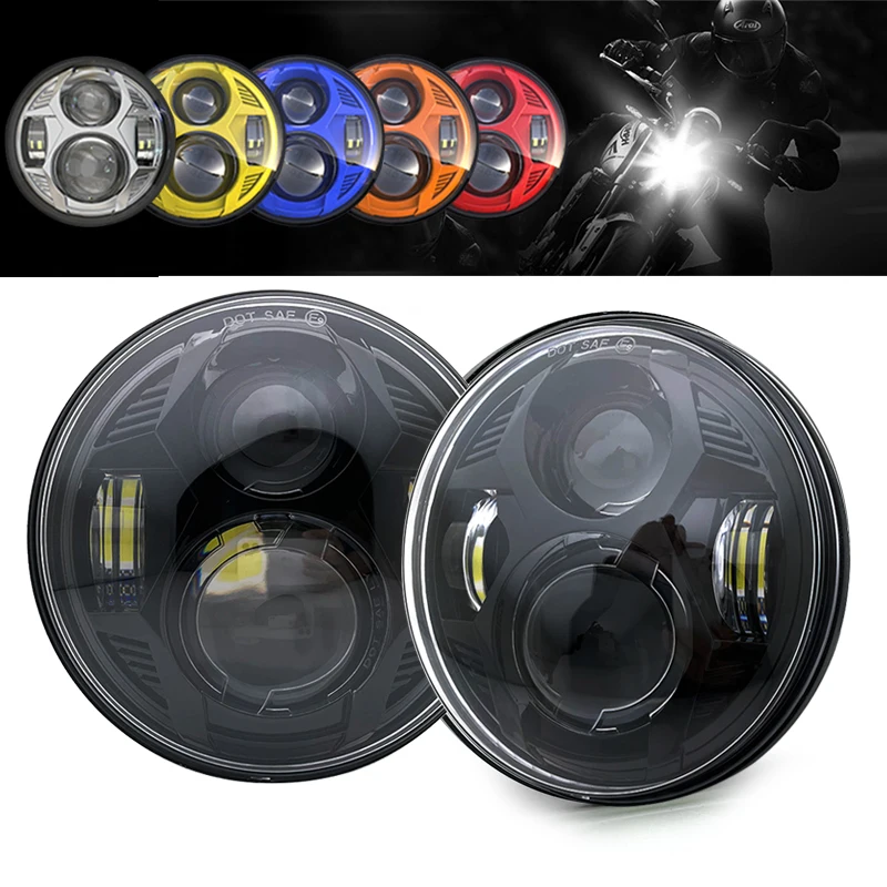 2x 5.75 inch led headlight High/Low beam halo for 3 & Speed Triple & Street Triple & Thunde 5 3/4