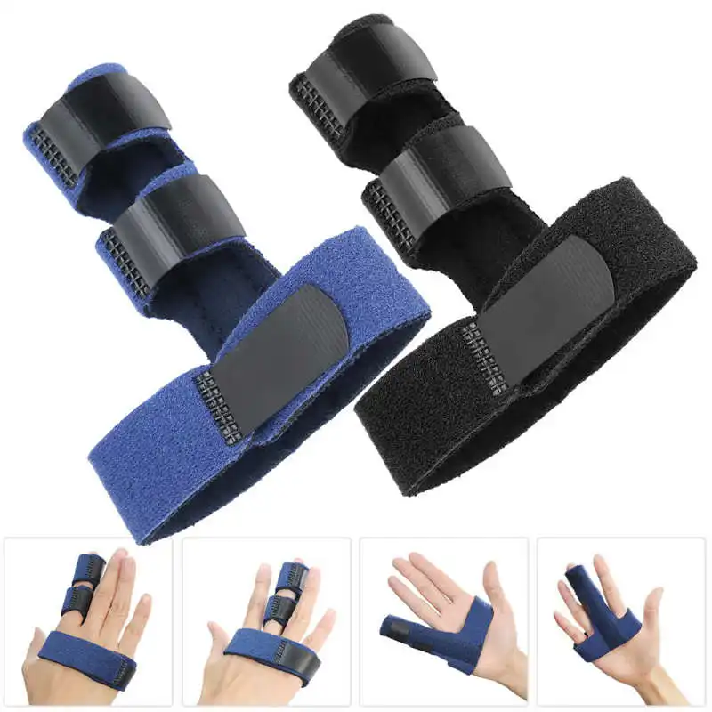 Finger Support Splint Adjustable Trigger Finger Thumb Splint Hand Finger Brace Tape for Straighten Curved Pain Relief Healthcare