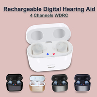 Digital Hearing Aids Rechargeable 4-Channels SR41 Audifonos Portable Noise Cancelling Sound Amplifier for Deafness Drop Shipping