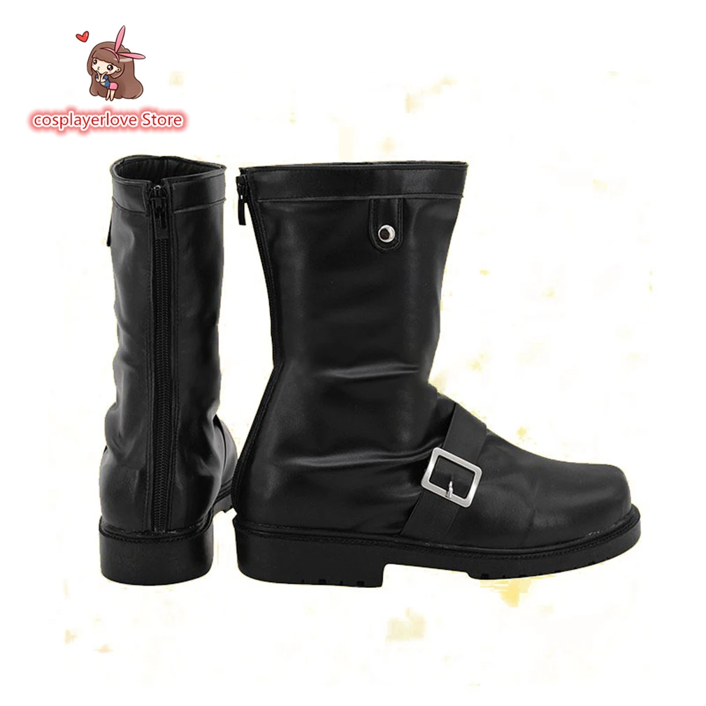 앙상블 스타 츠키나가 레오 코스프레 신발 부츠, 할로윈 크리스마스 및 카니발용 맞춤 제작
