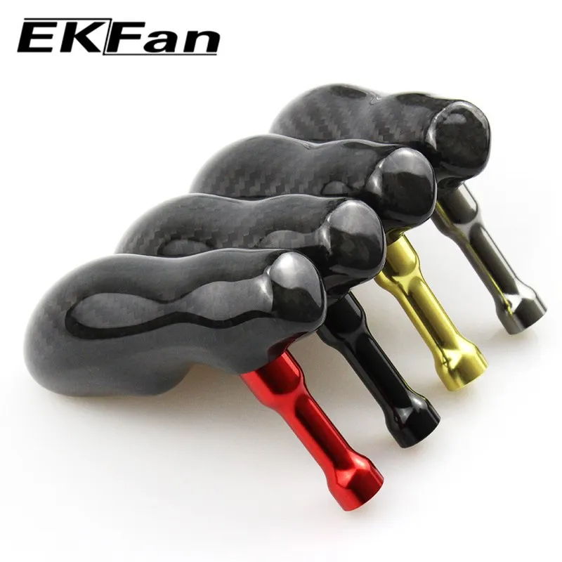 Ekfan 1pc Knob T Shape Fishing Reel Carbon Fiber Material