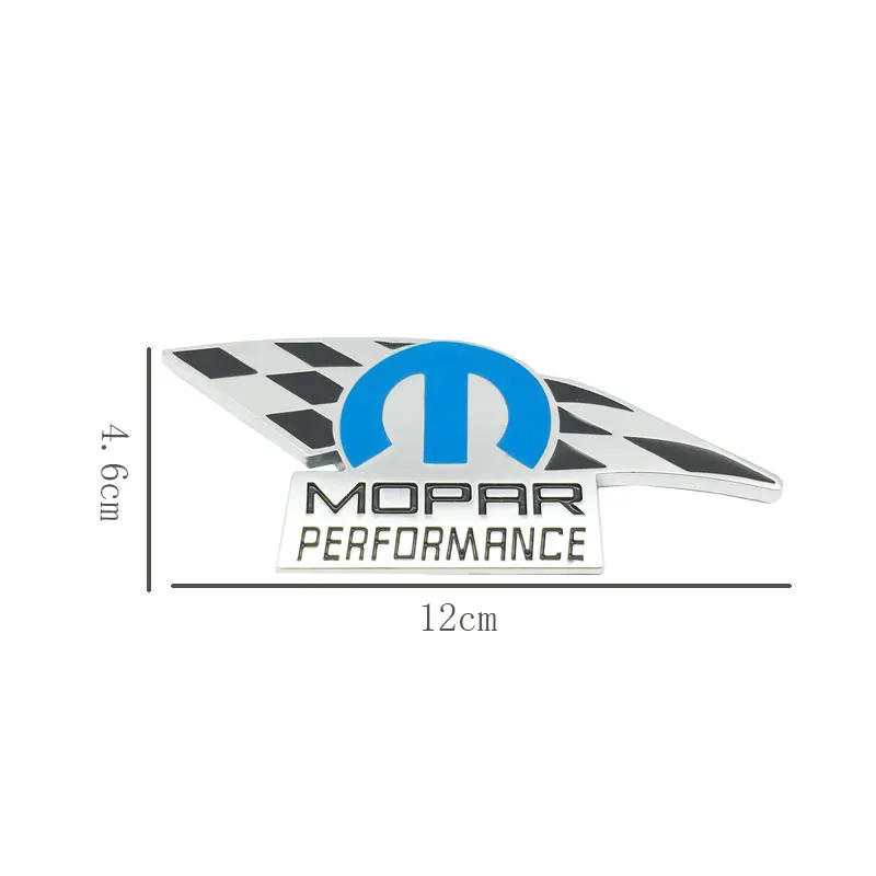 Car Styling 3D Metal Mopar Performance Logo Sticker Truck 1500 Ram Charger Chry Sler Car Decoration Accessories