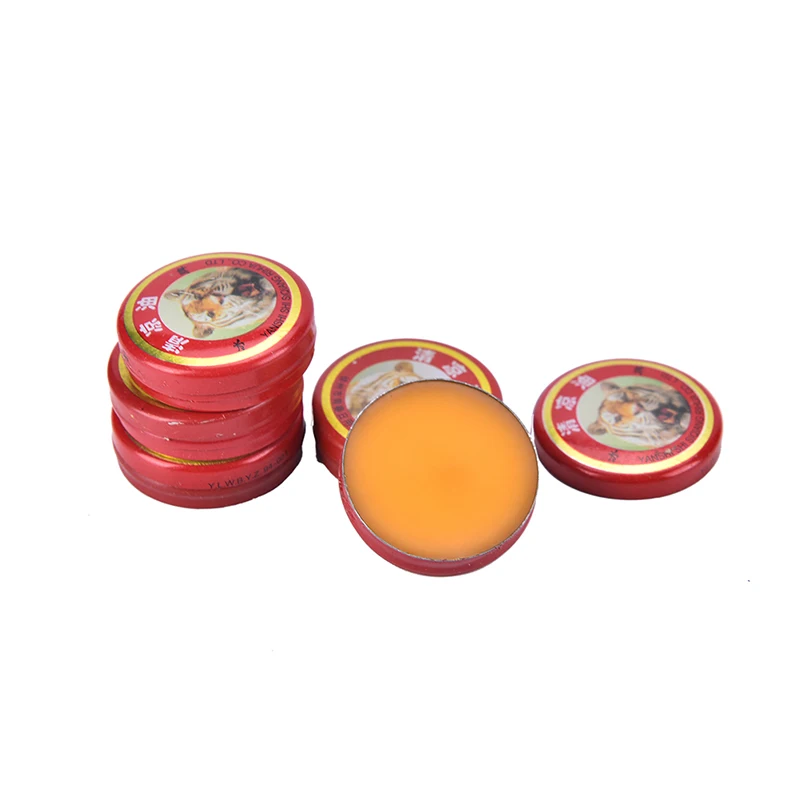 5pcs/lot Natural Tiger Balm Essential Oil Treatment Of Influenza Cold Headache Dizziness Muscle Tiger Balm Ointment