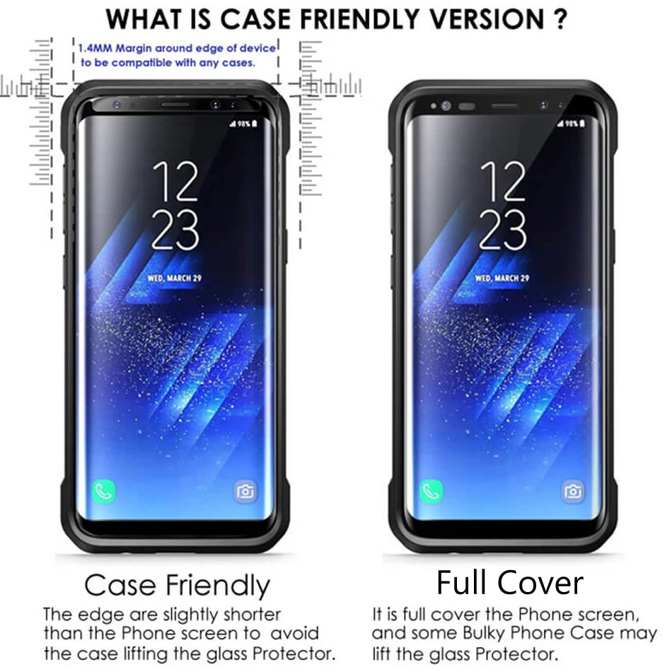 3D 9H Matte Tempered Glass For Samsung Galaxy S8 Plus S9 Plus Note 10 Plus Screen Protector Film Anti Fingerprint