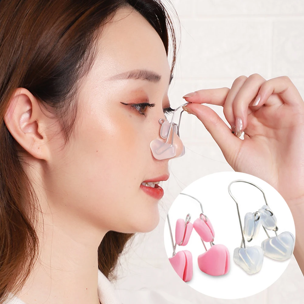 Nose Up Clip Corrector Nose Up Lifting Shaping Shaper Orthotics Clip Beauty Nose Slimming Massager Straightening Clips Tool