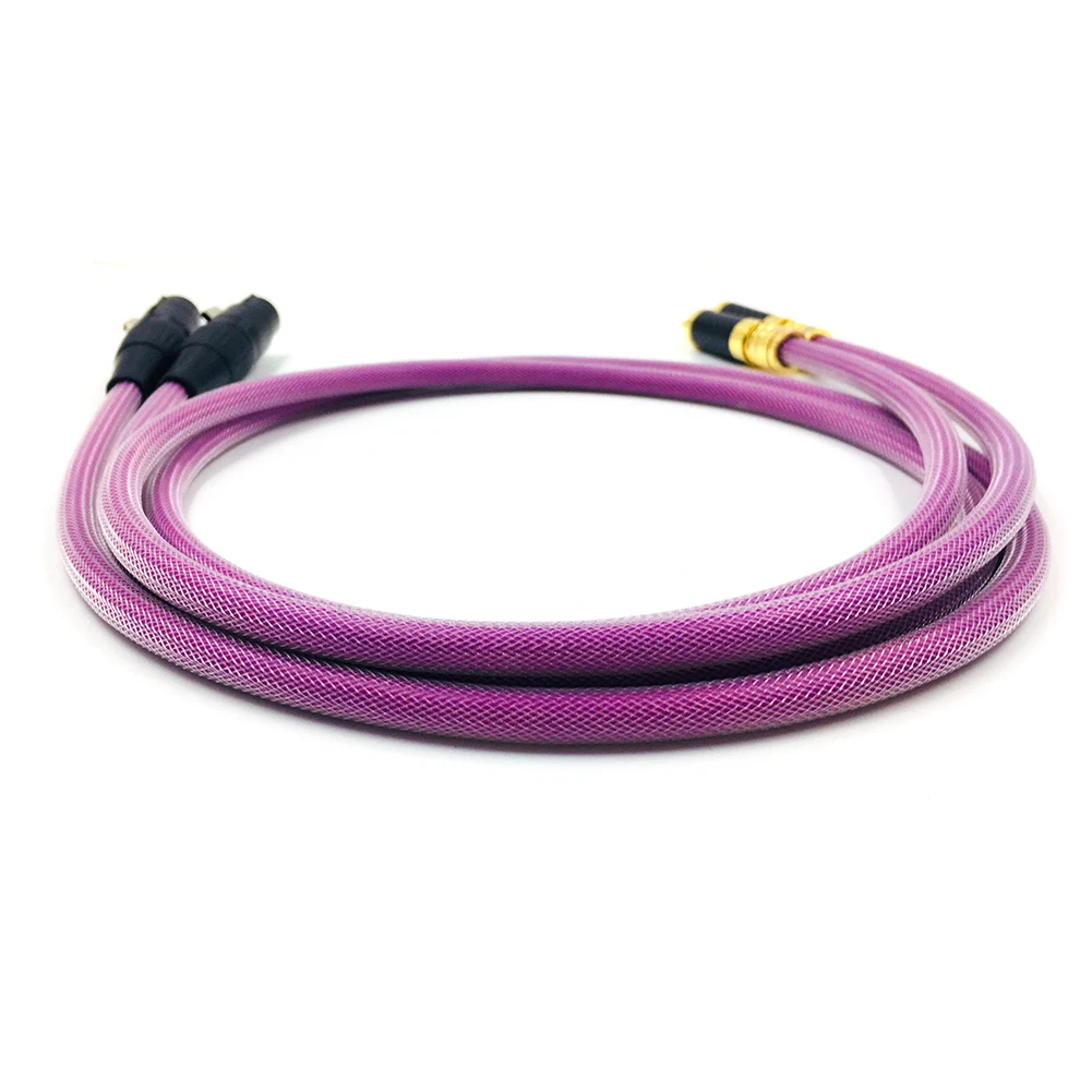 HIFI 2RCA Male to 2XLR Female Cable RCA XLR Balanced Reference Interconnect Audio Cable with Gold plated PLUG