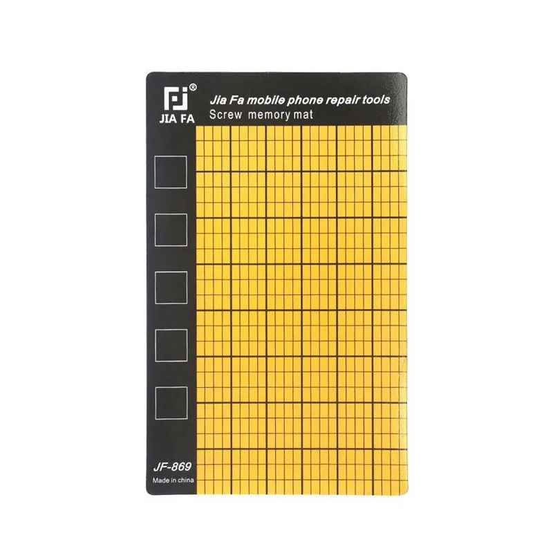 145 x 90mm Palm Size 1PC JF-869 Magnetic Screw Mat Memory Chart Work Pad For Mobile Phone Repair Tools