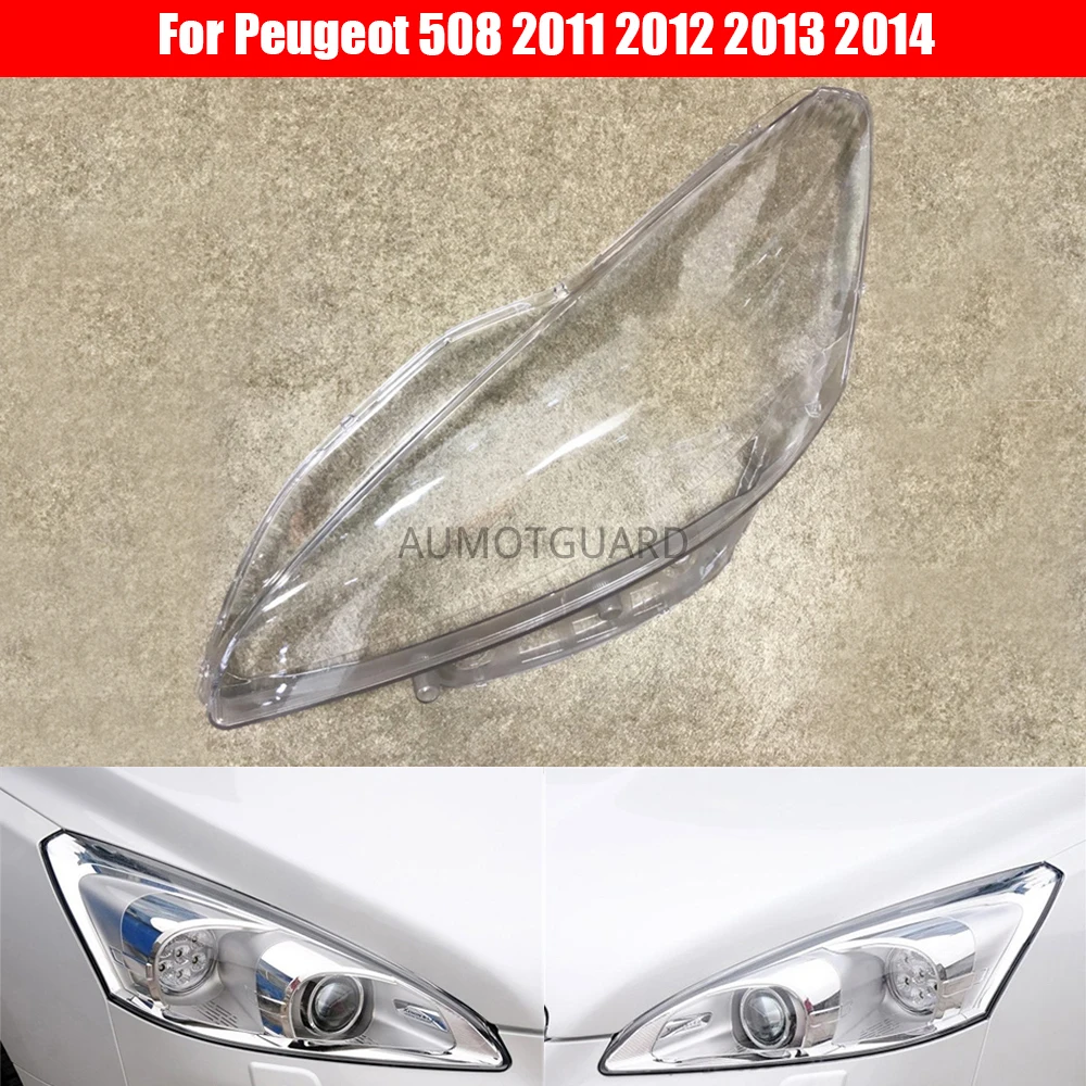 

Car Headlamp Lens For Peugeot 508 2011 2012 2013 2014 Car Headlight Headlamp Lens Auto Shell Cover