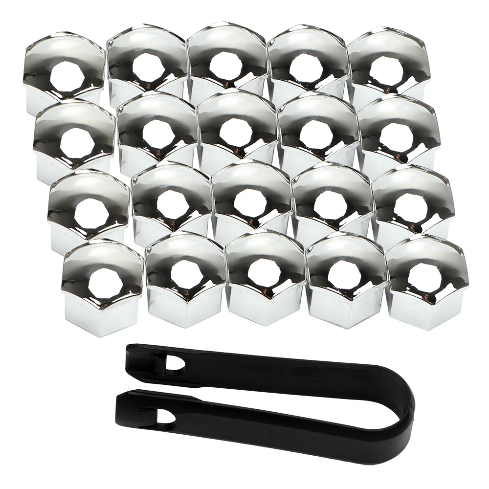 Đặc Biệt Ổ Cắm Xe Bánh Hạt Mũ Trang Trí Bên Ngoài Bảo Vệ Tia Vành Xe Tự Động Trung Tâm Vít Bao 20 Chiếc 17Mm Ô Tô phụ Kiện