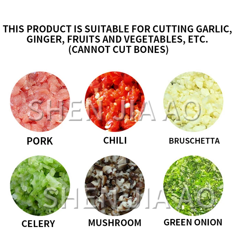 50-80kg/h 230 typ elektryczny maszynka do mielenia mięsa ze stali nierdzewnej warzywa do użytku komercyjnego maszyna do wypychania elektryczne cięcie maszyny