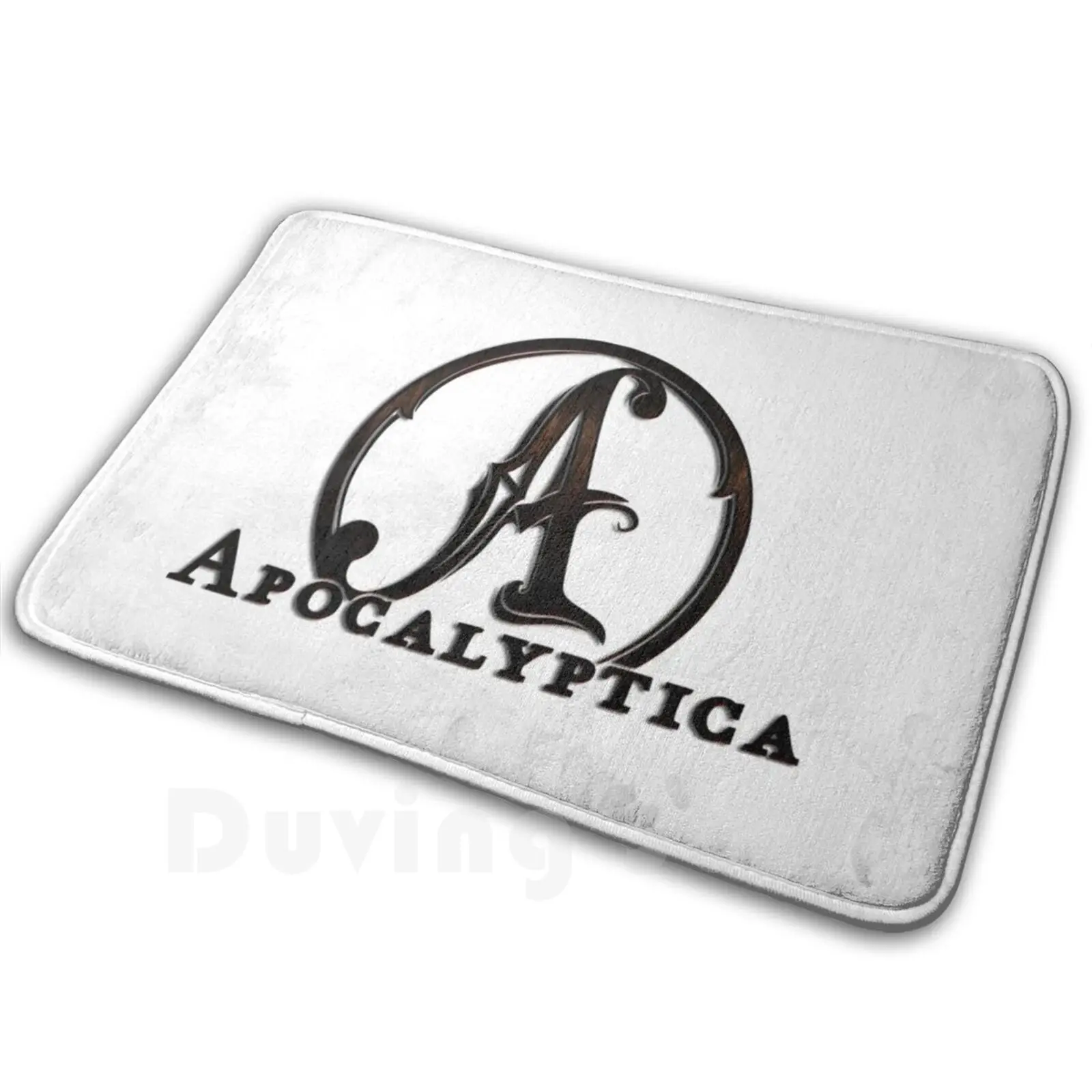 Epic Logo White And Black Apocalyptica 99name Carpet Mat Rug Cushion Soft Non-Slip Epic Logo White And Black