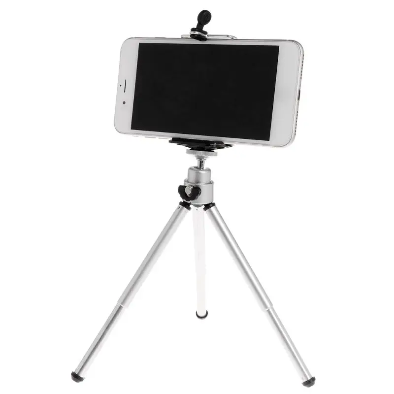 Tripod Stand With Clip Rotary Aluminium Alloy Holder For Phone Laser Level Digital SLR Camera