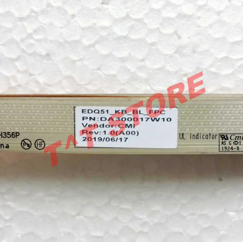 original for DELL Alienware M15 R2 Keyboard connector FPC cable EDQ51_KB_BL_FPC DA300017W10 LF-H356P CN-02PWRW 2PWRW 02PWRW