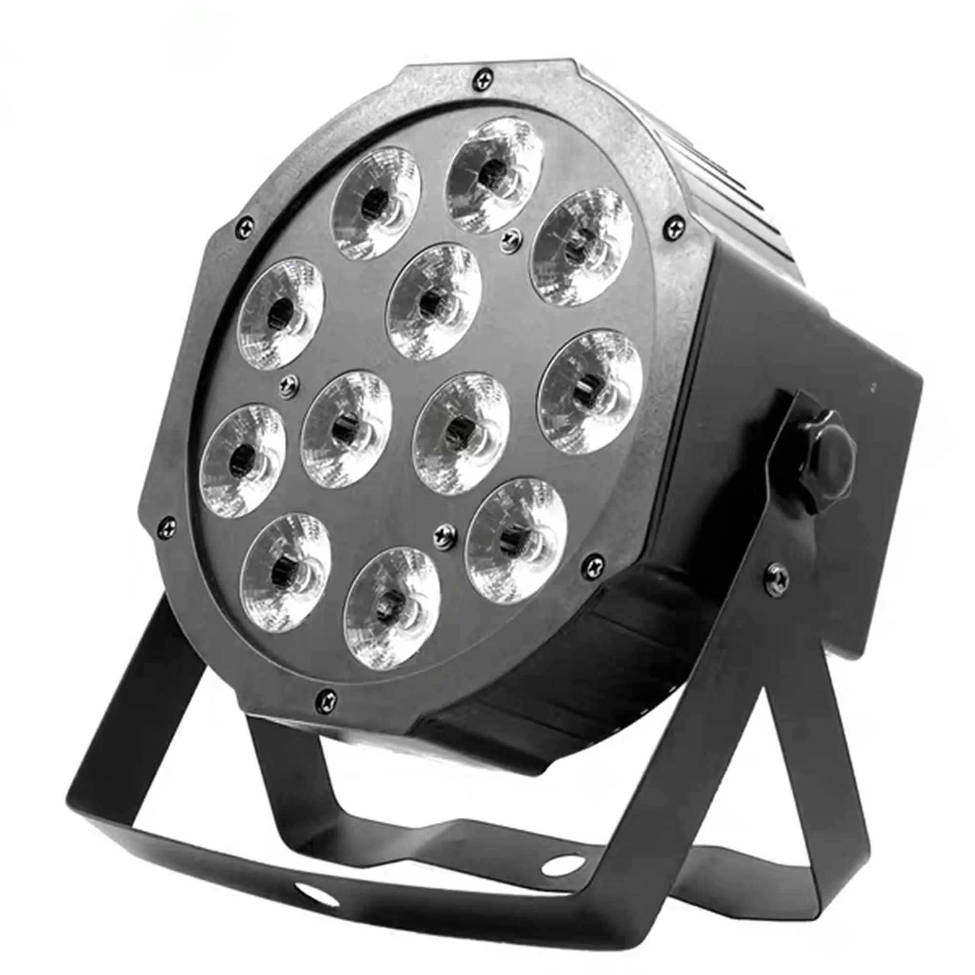 12x12w led Par light RGBW/RGBWA UV 4in1 flat par led dmx512 disco light professional stage dj equipment