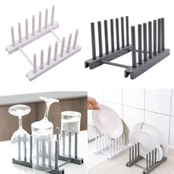 kitchen Sink Drain Rack Storage Organizer Dish Drying Rack Holder Drainer Cocina Plastic Plate Cups Stand Display Holder