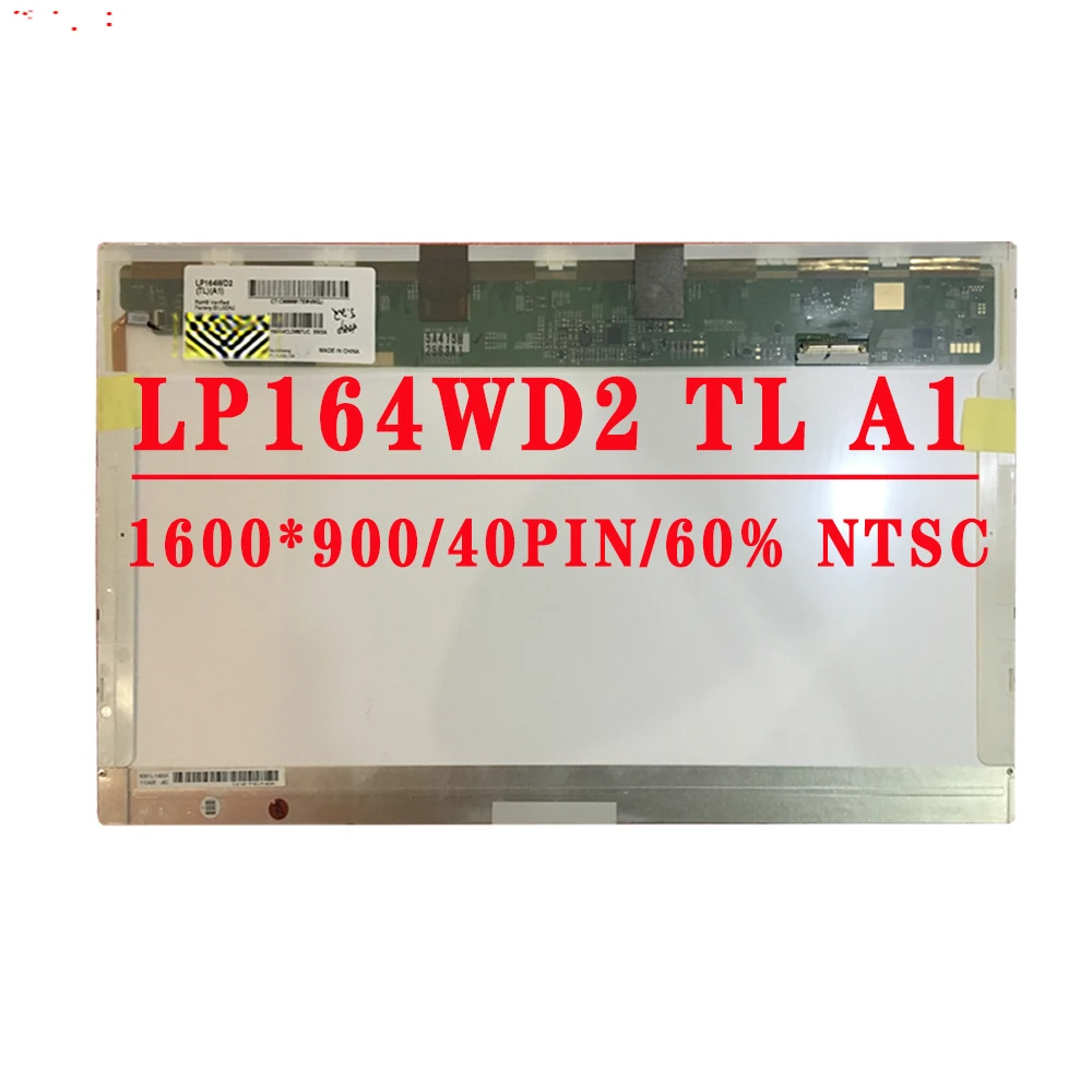 

16.4 inch 1600*900 40PIN LVDS 60% NTSC 220 cd/m² Laptop LCD LED Screen LP164WD2 LP164WD2 TLA1 LP164WD2-TLA1 LP164WD2(TL)(A1)