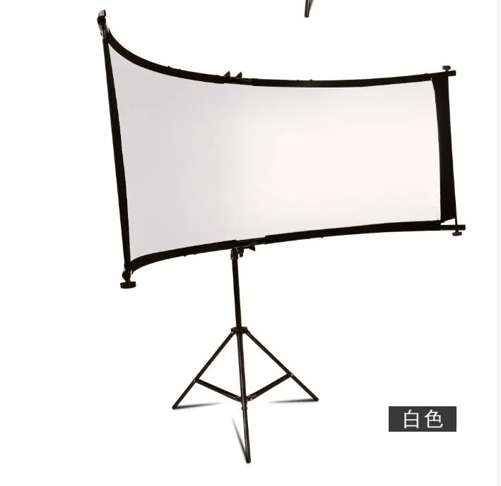 

Bent U-typed Light Reflector/Diffuser Set with Tripod Eyelighter for Photography Video Studio Shot(Silver/ Gold/White)