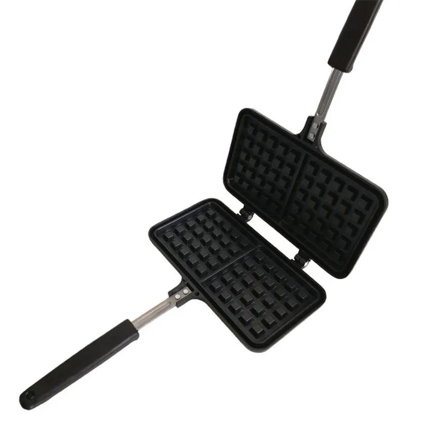 Non-stick gofry Maker Machine kuchnia wafel forma do pieczenia Pan gazowy ciastka piec do jajek i ciast urządzenie śniadaniowe ciasto ekspres kuchnia