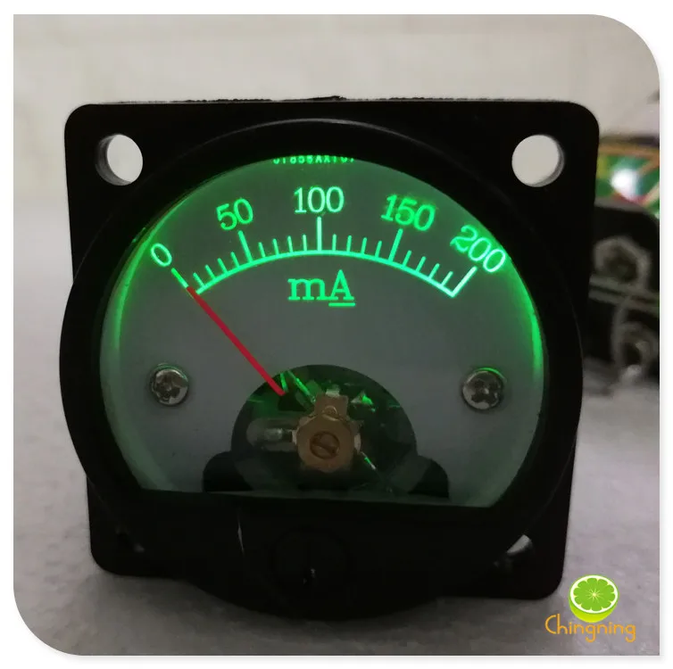 SO-45 200mA Ammeter with Backlight, Tube Amplifier Meter Head, Audio Accessories, Cathode Current Measurement Pointer Type