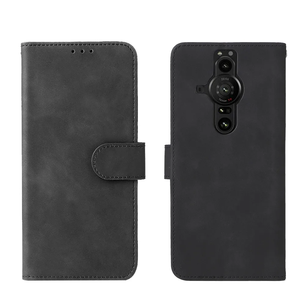 Flip Leather Case For Sony Xperia PRO-I XQ-BE42 Case Wallet Book Cover For Sony Xperia PRO-I XQ-BE42 Cover Magnetic Phone Bag