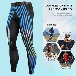 2021 Leggings a compressione uomo Sportswear collant pantaloni sportivi ad asciugatura rapida allenamento palestra Fitness corsa Legging pantaloni da Jogging uomo