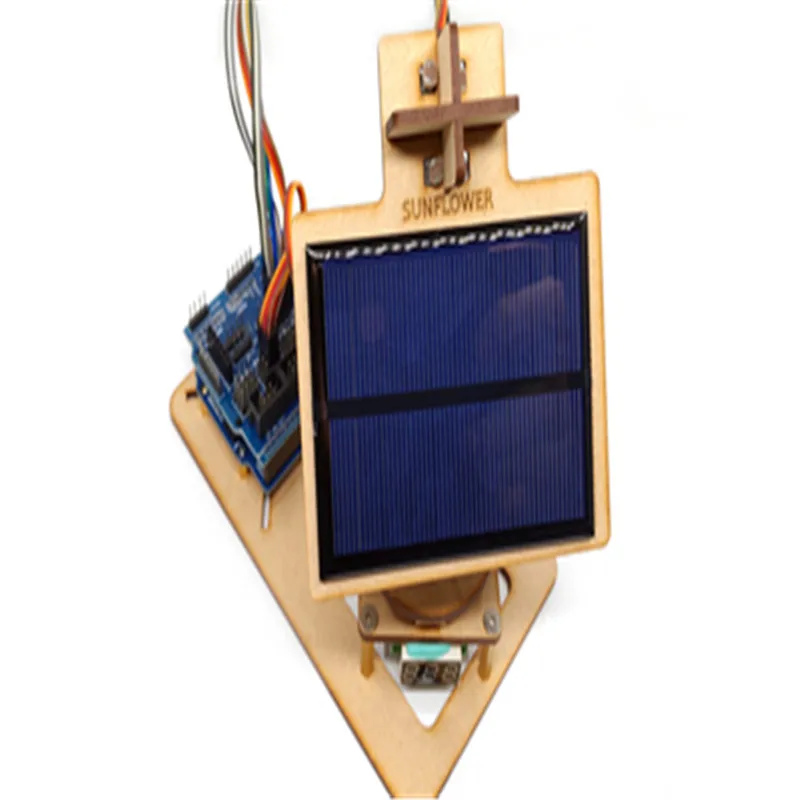 Program Smart Solar Tracker Can Be Used For Mobile Phone Charging Maker Power Generation Project DIY STEM Toy Part